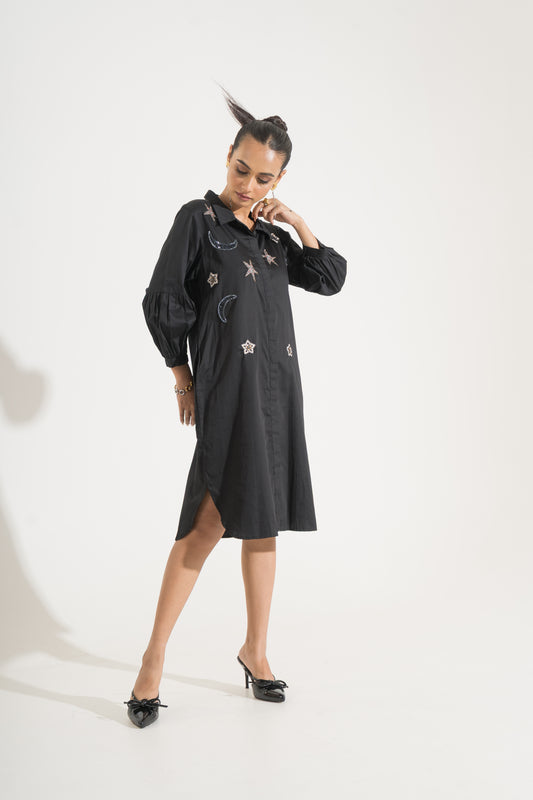 Celestial Dreams Shirt Dress