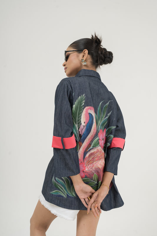 Tropical Muse Flamingo Shirt