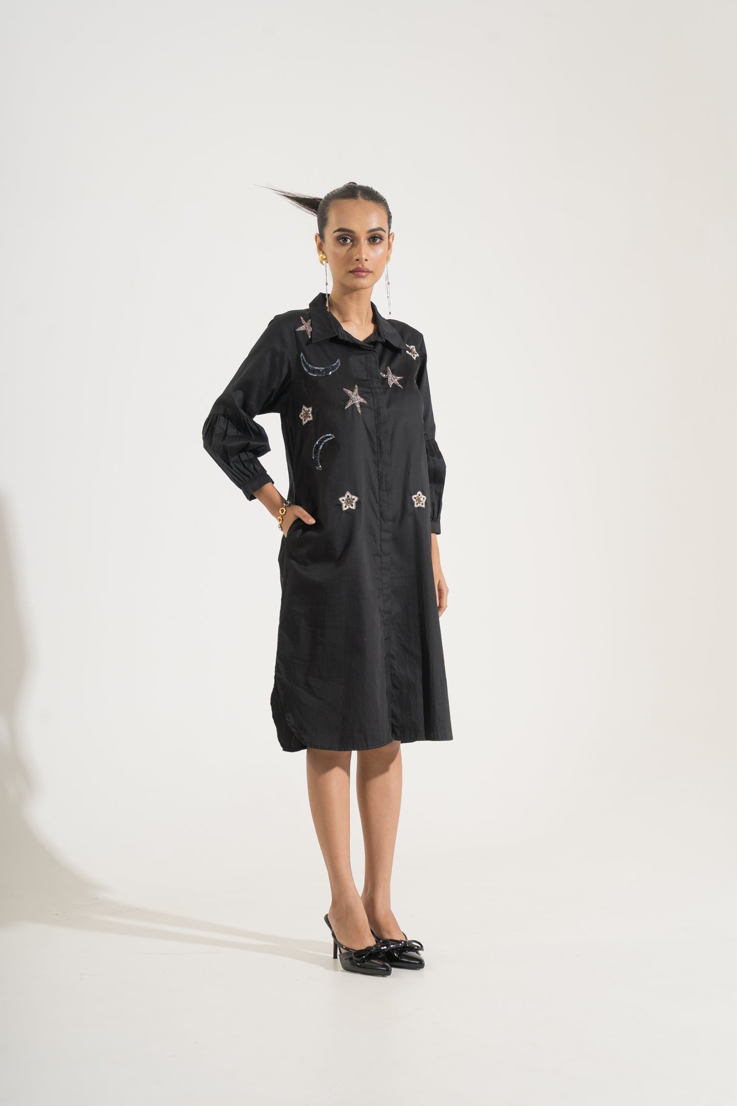 Celestial Dreams Shirt Dress