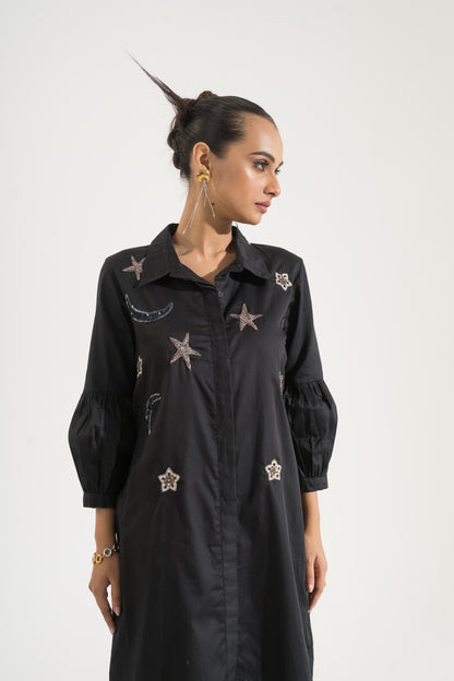 Celestial Dreams Shirt Dress