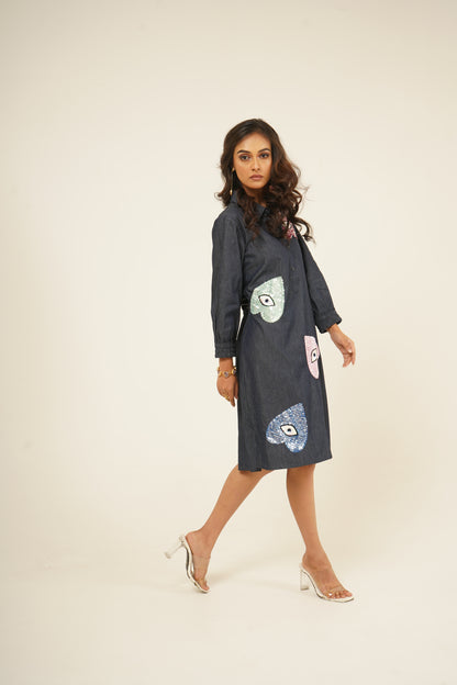 Midnight Heartbeat Dress