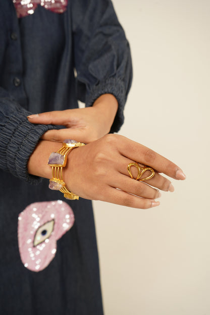 Midnight Muse Embroidered Shirt Dress