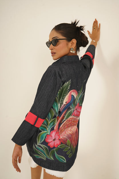 Tropical Muse Flamingo Shirt